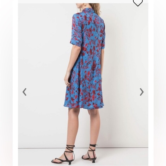 Derek Lam silk button down short sleeve women’s size 0 - Picture 7 of 14